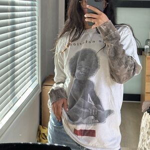 Graphic Long Sleeve Layered T-Shirt